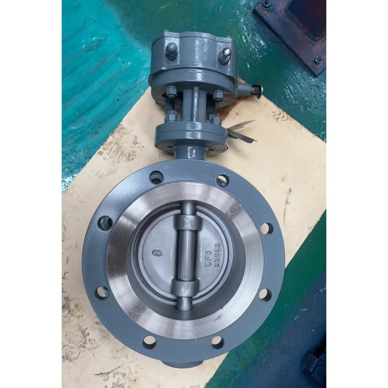 WCB Casting Steel Triple-Eccentric Butterfly Valve with Hand Worm Gear