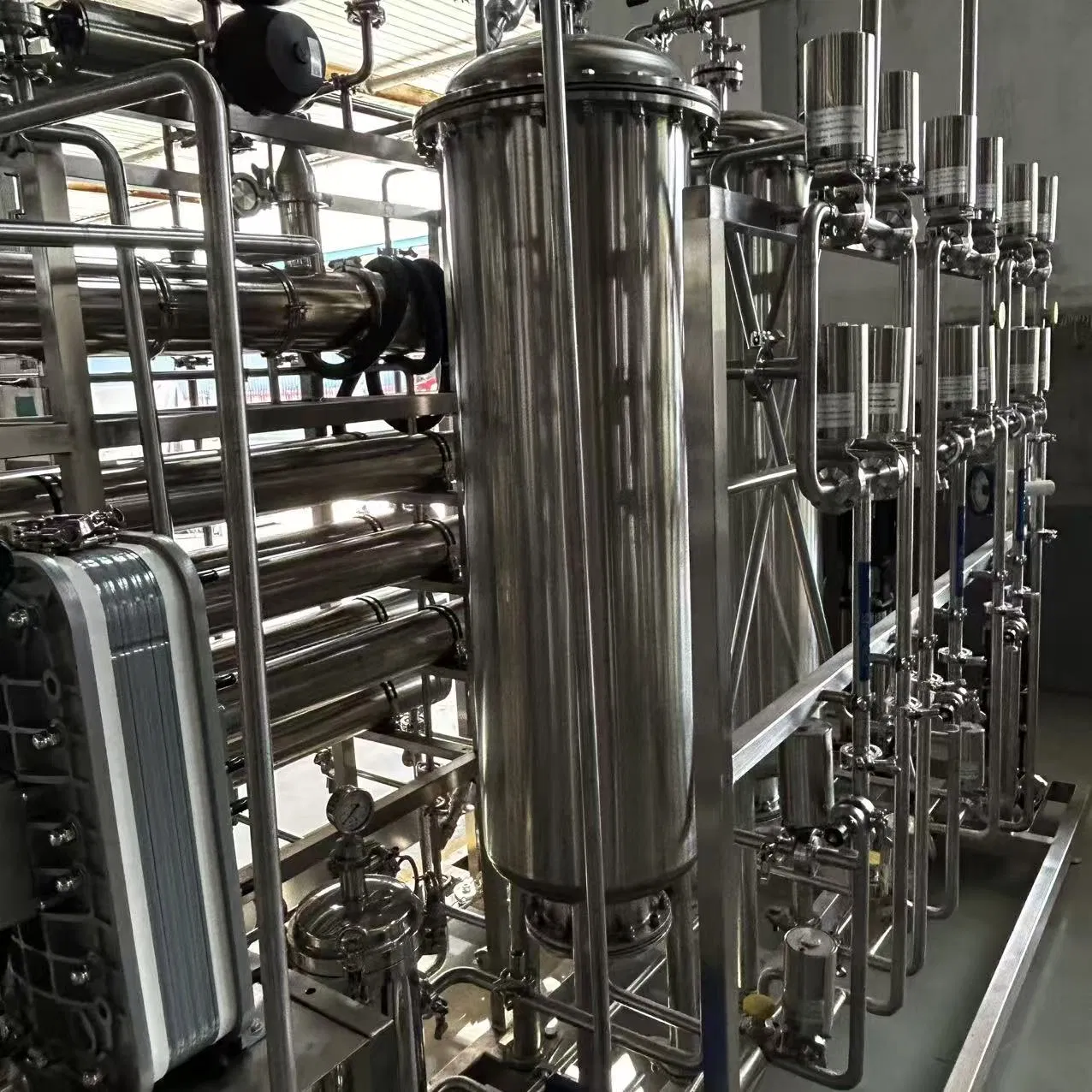 Sistema de preparación de agua purificada de alta calidad de 12000 L/H para la industria farmacéutica