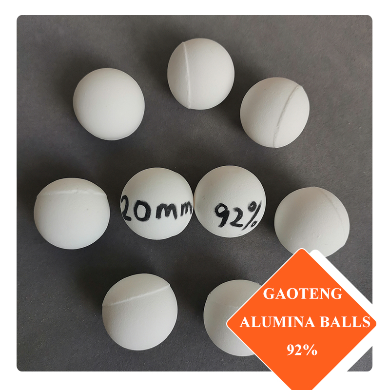 92% Sfere in Ceramica di Al2O3 per Mulino a Ciottoli