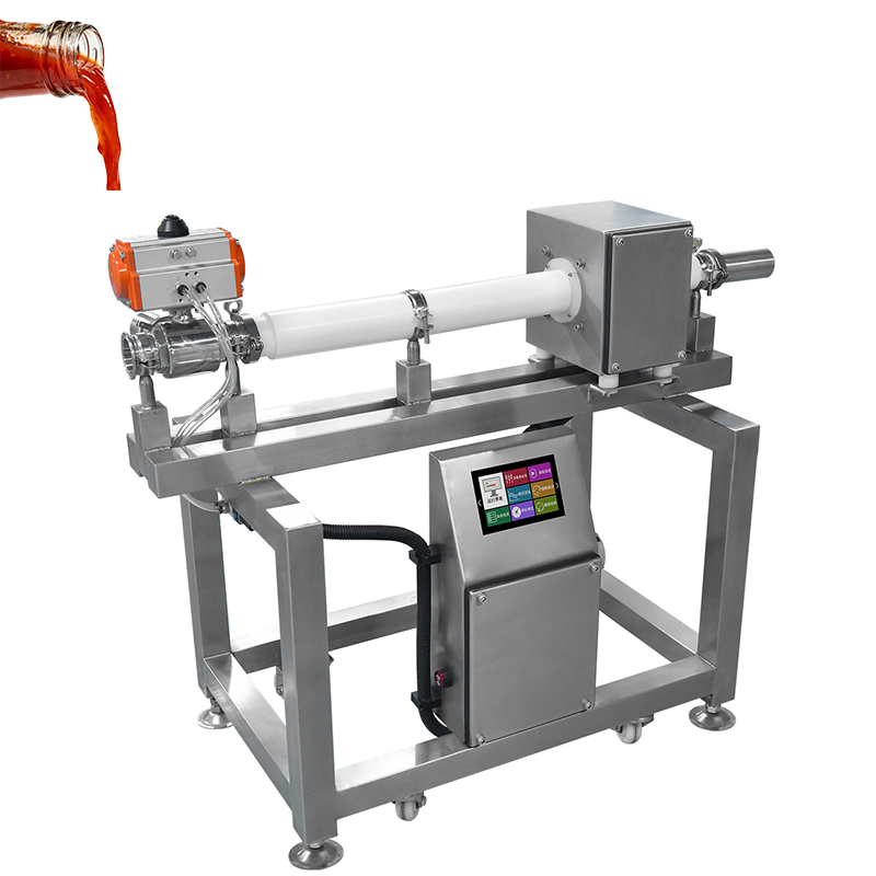 Stainless Steel 316 Pipeline Metal Detector for Food Industry Safety Inspection