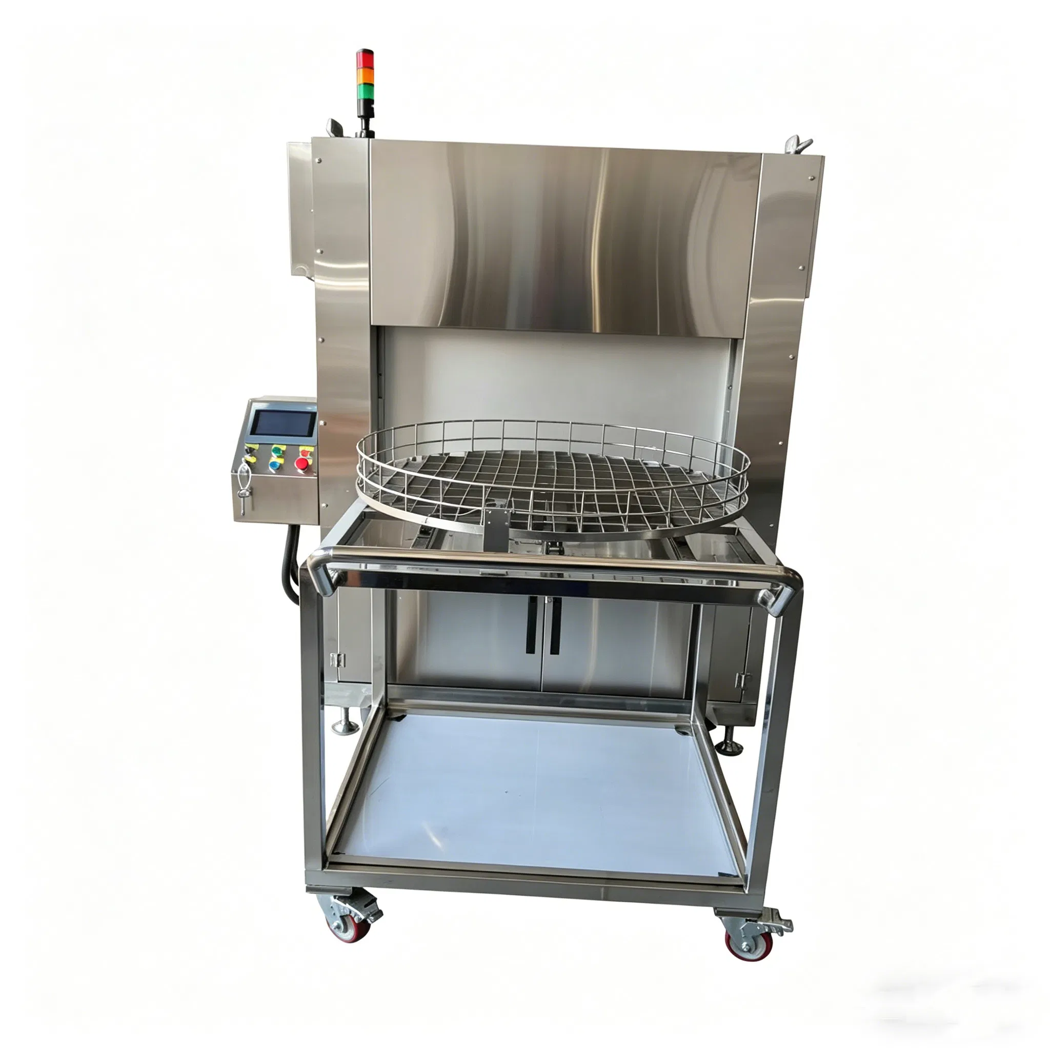 Continuous Spray Industrial Single Station Rotary Spray Cleaning Machine for Engine Block Cleaning