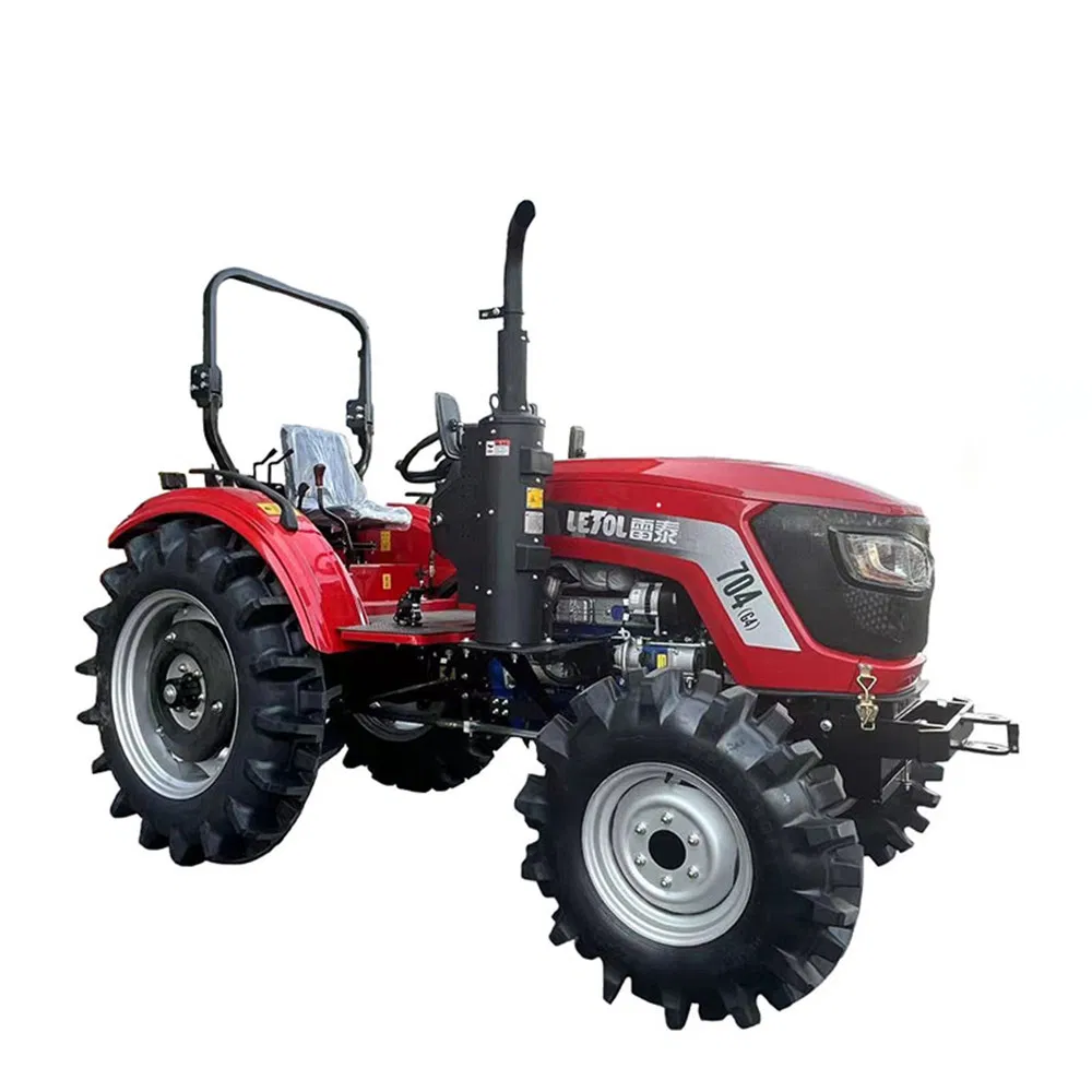 70HP 4WD Agricultural Wheel Farm Tractor Made in China