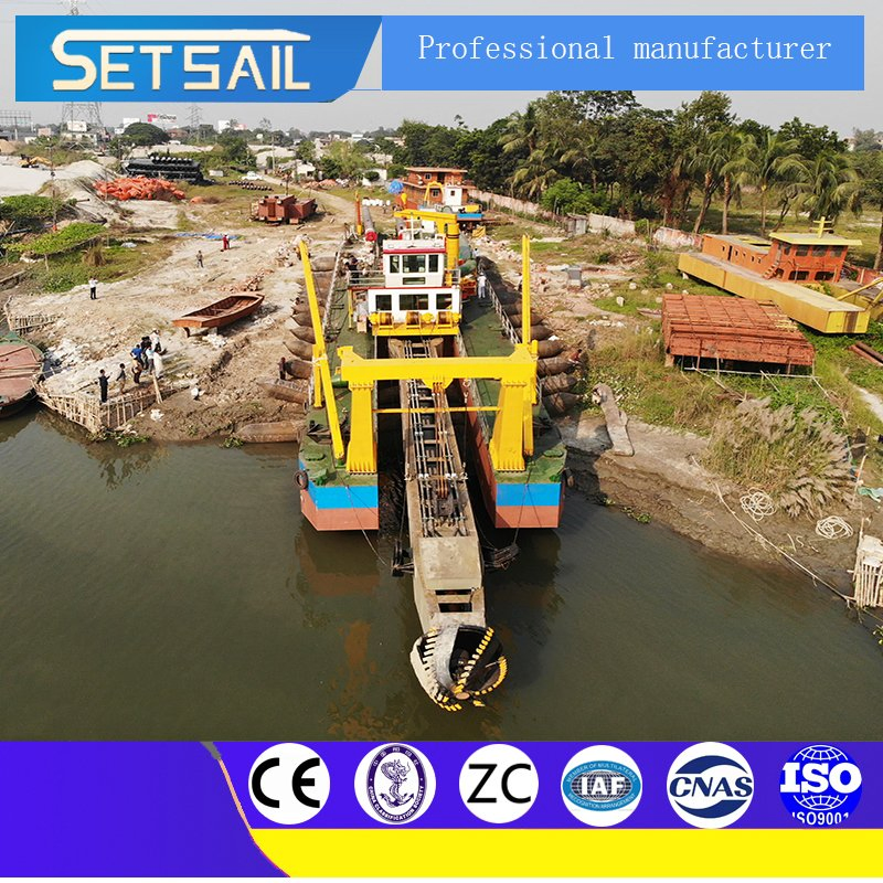 3500m3/6000m3 Hydraulic Anchor Boom Diesel Engine 20/26inch Mud/Cutter Suction Sand Dredger for River/Lake/Sea/Reservoir Dredging Project