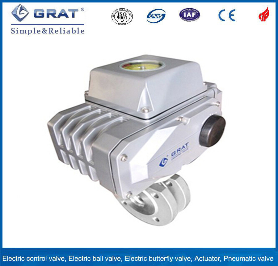 1/2"-4" Quick Switch Electric Ball Valve Stainless Steel Motorized Actuator Smart Industrial Flow Control DIN Standard