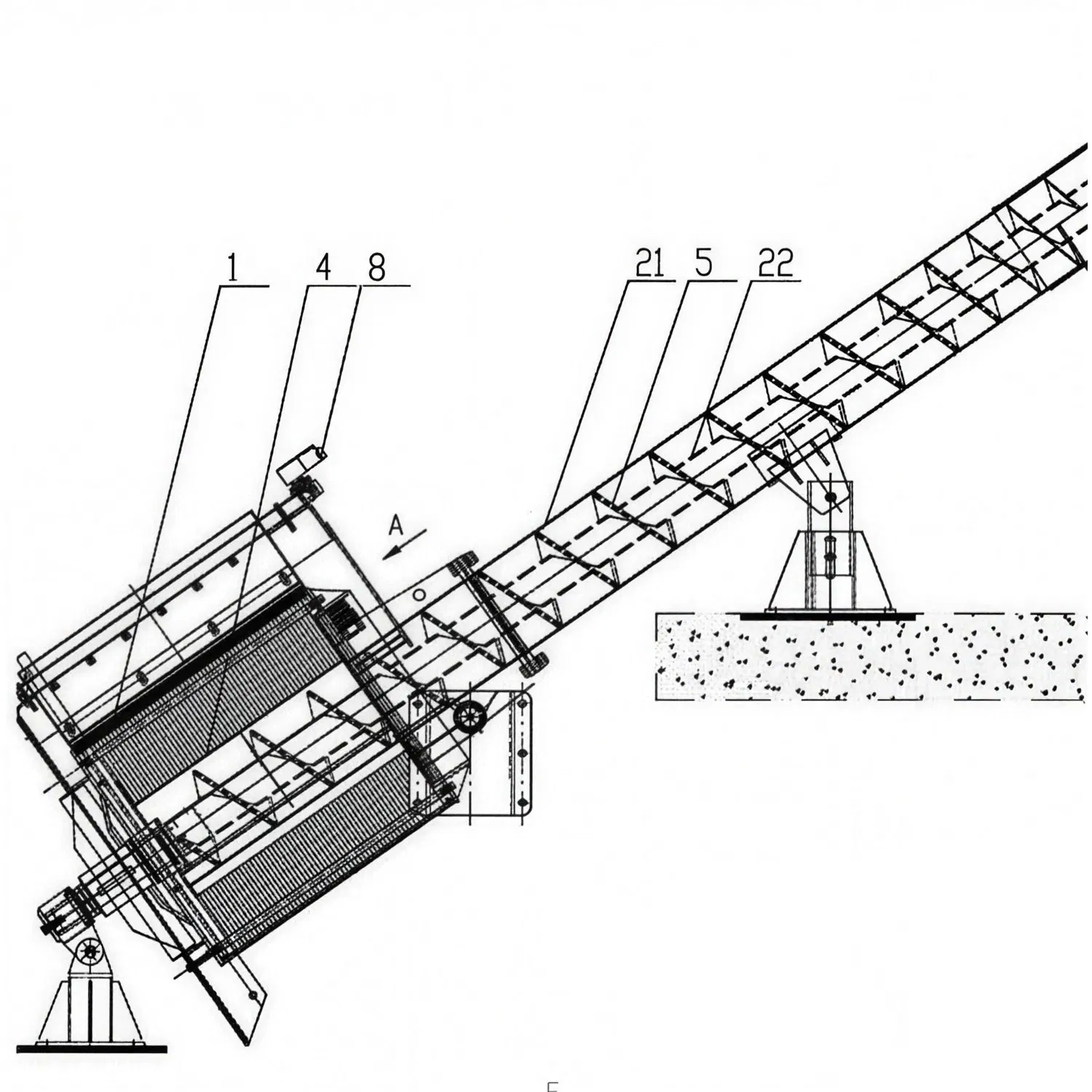 Automatic Rotary Drum Fine Screen for Municipal Wastewater Treatment Solids Separation with Continuous Self Cleaning Brush Mechanism and High Flow Capacity