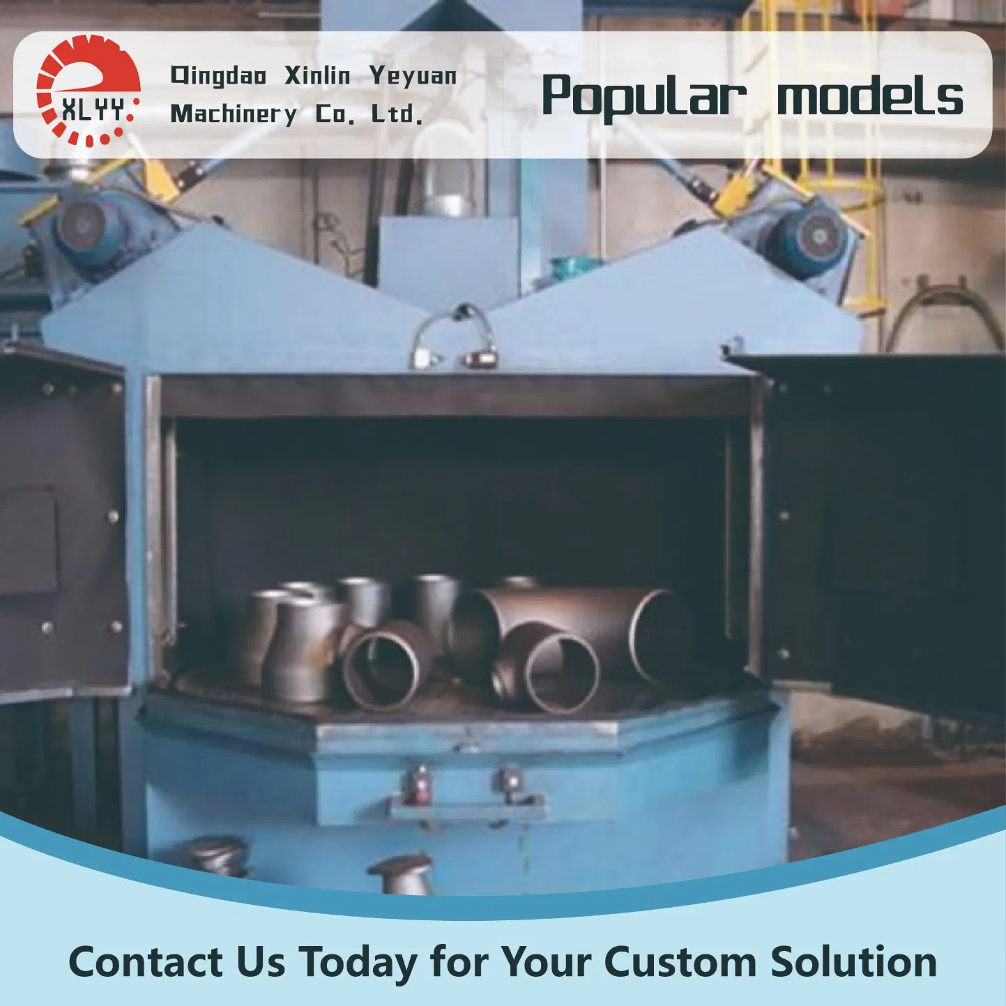Heavy-Duty Customized Trolley Type Shot Blasting Cleaning Machine