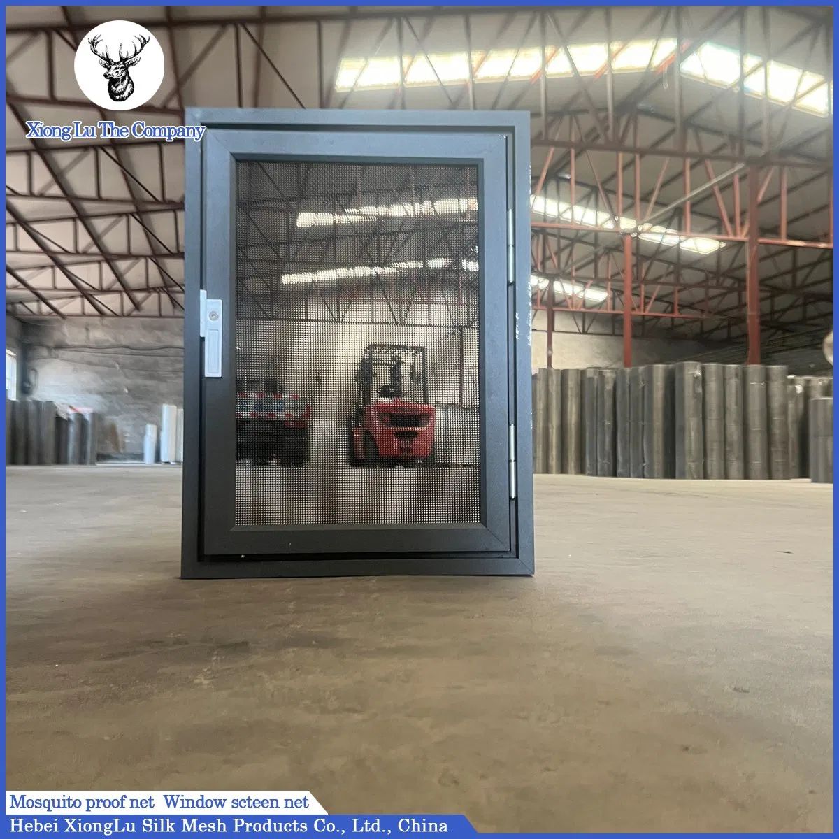 Xionglu Zanzariera di Sicurezza per Finestre in Acciaio Inossidabile 304, Diametro 0,79 mm, Colore Nero