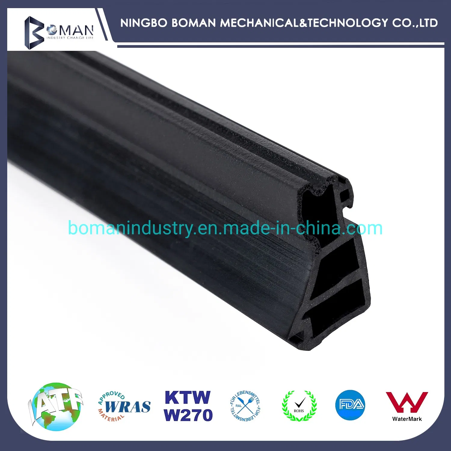 EPDM Rubber Trim Seal Strip for Car Doors