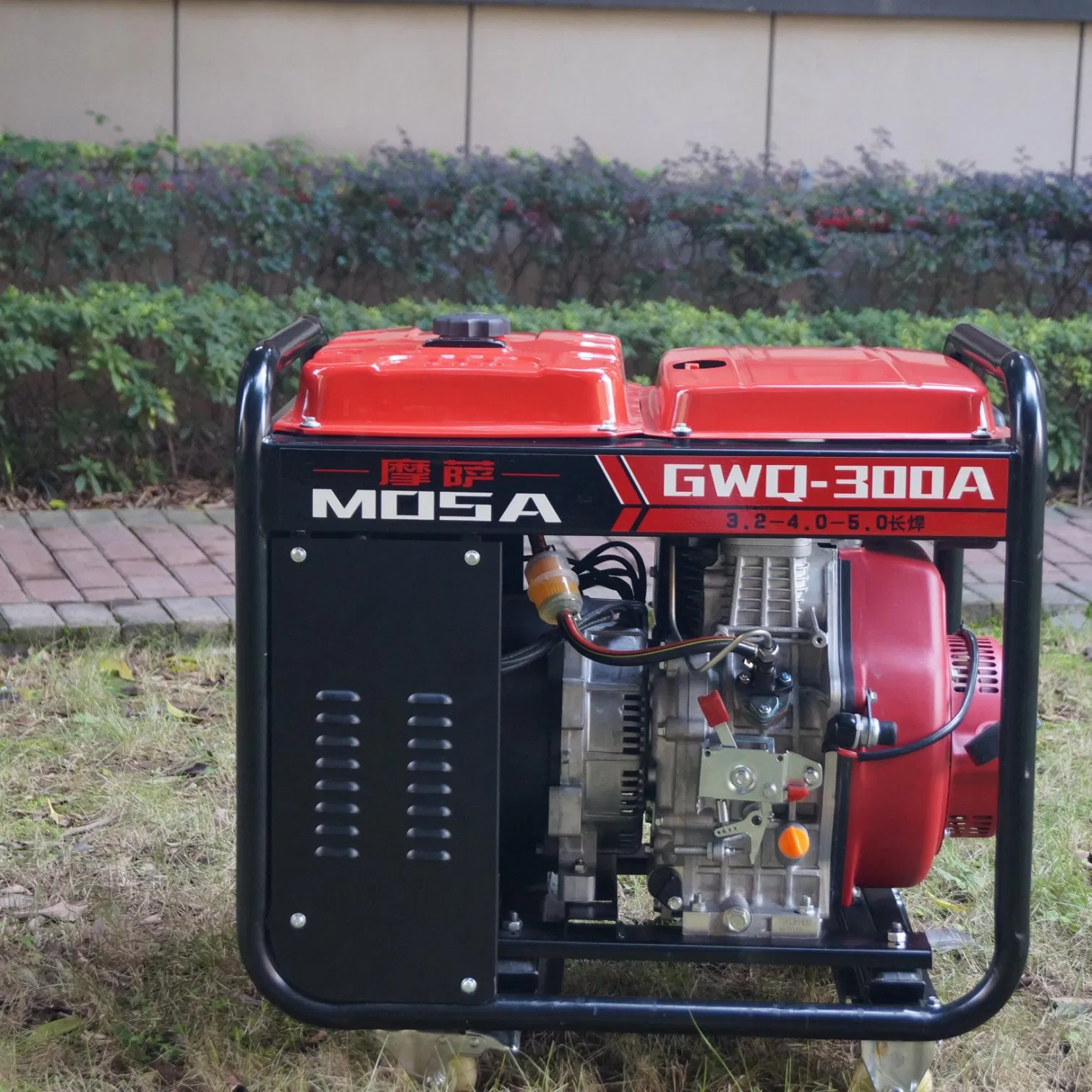 5kW 230V Generatore Saldatrice Diesel Portatile ad Alta Funzionalità per Due Persone