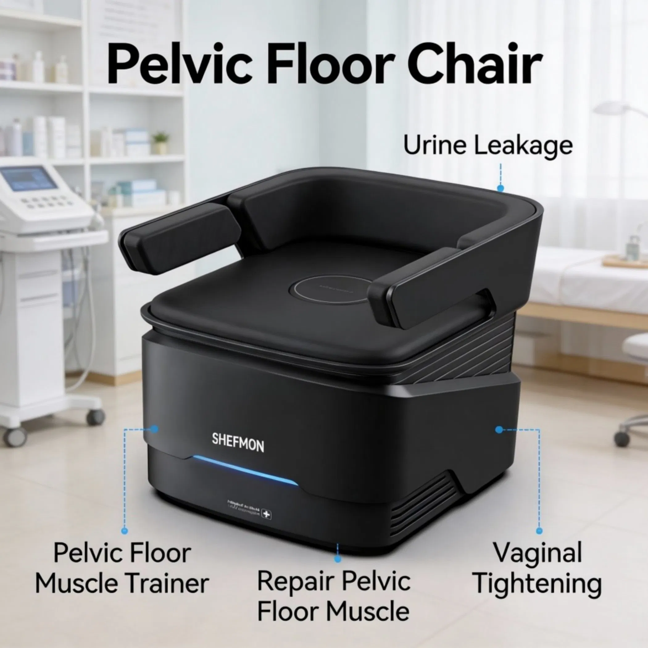Pelvic Floor Exercise Chair Improved Urinary Incontinence Postpartum Repair EMS Pelvic Floor Chair