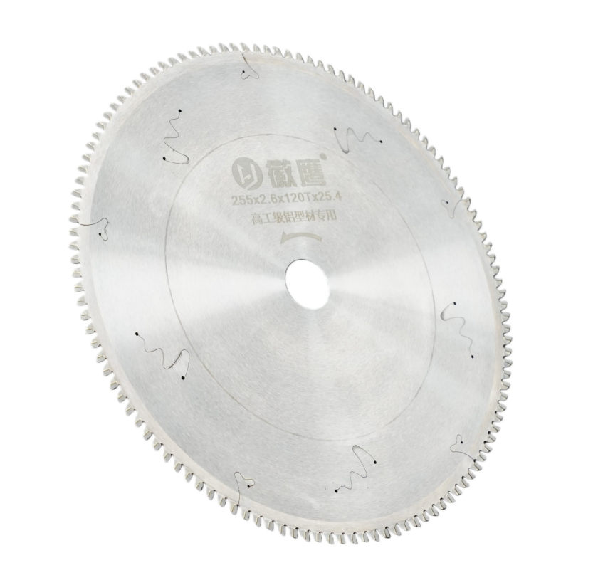 Huiying Tools 255mm 120t High Rigidity Precision Aluminum Cutting Wear Resistant Saw Blade