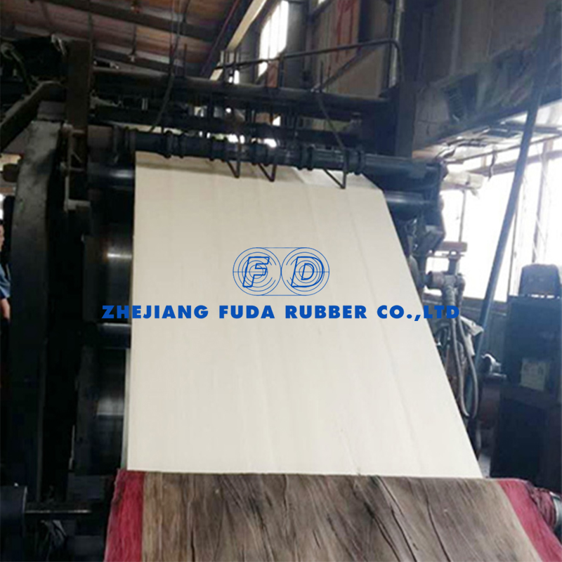 Eco-Friendly White Food Grade Flat Rubber Conveyor Belt