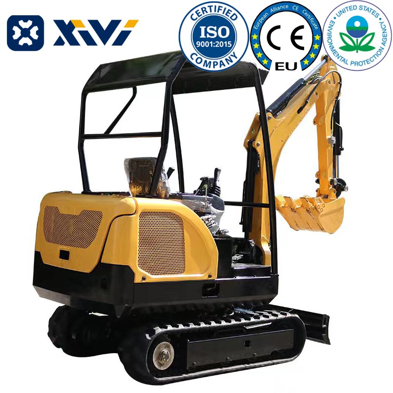 CE/EPA Approved 2.5 Ton Hydraulic Crawler Mini Excavator for Home Personal Orchard Use