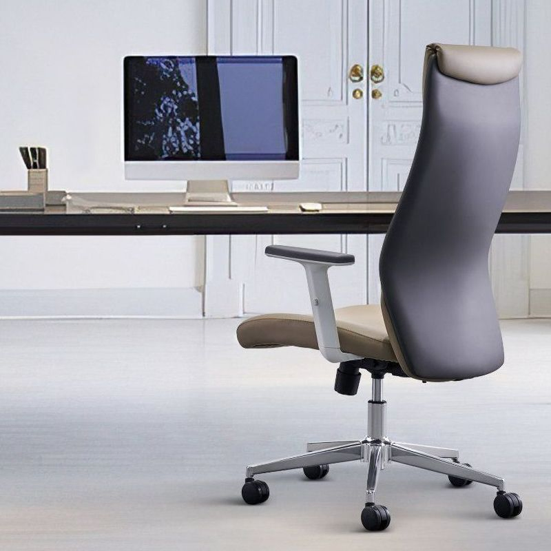 Ergonomic Modern PU Leather Executive Office Chair for Comfortable Office Furniture