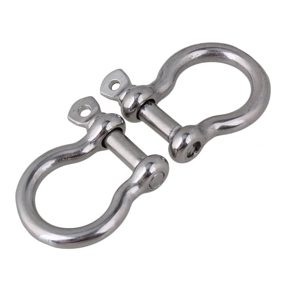 Galvanized Steel Rigging Collar Pin D-Shape G2150 DIN82101 Shackle