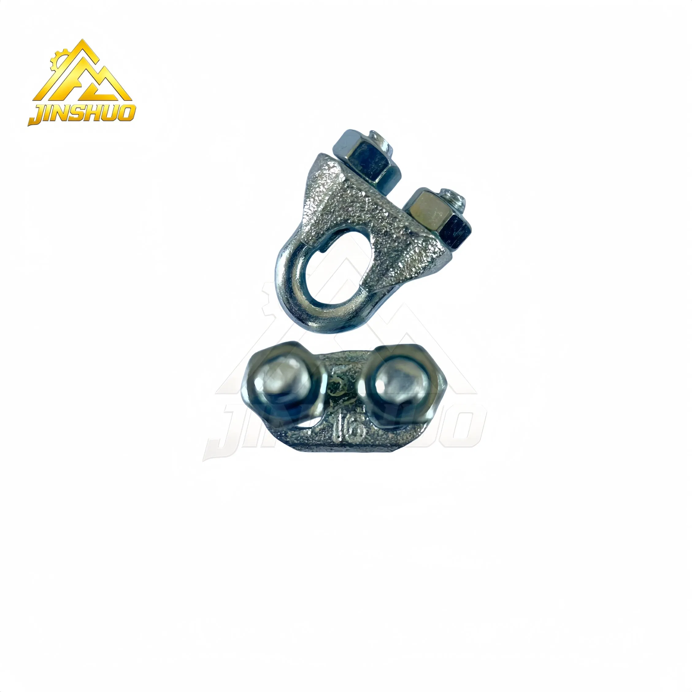 Abrazadera de alambre de hierro maleable tipo US zincada, clip en U de cable de acero galvanizado