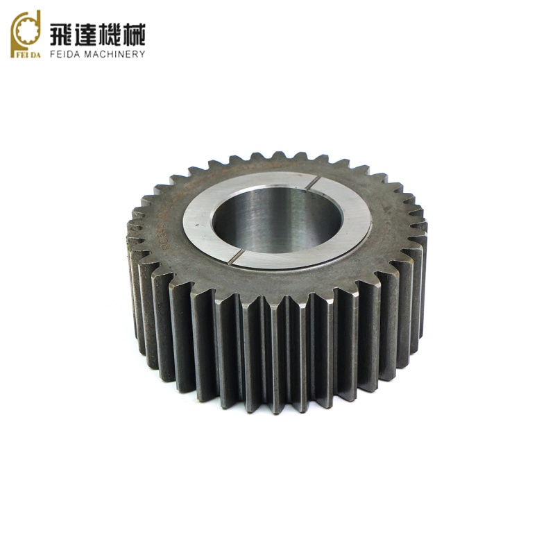 Custom Precision Grinding Cylindrical Alloy Steel Spur Gear for Power Transmission