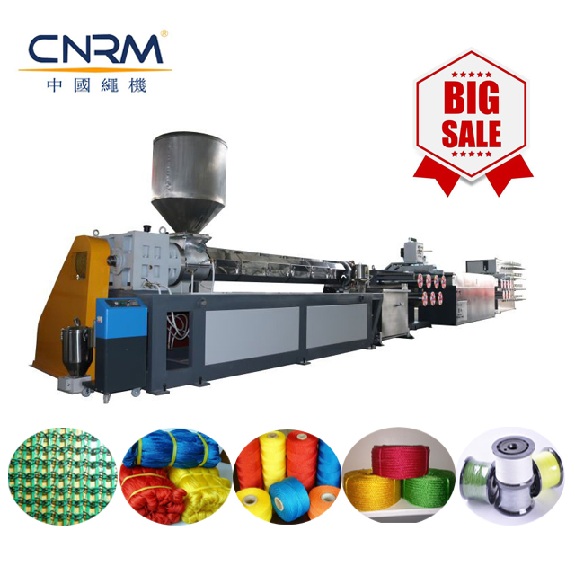 Polypropylene Plastic PP Rope Net Filament Fiber Yarn Extruder Machine