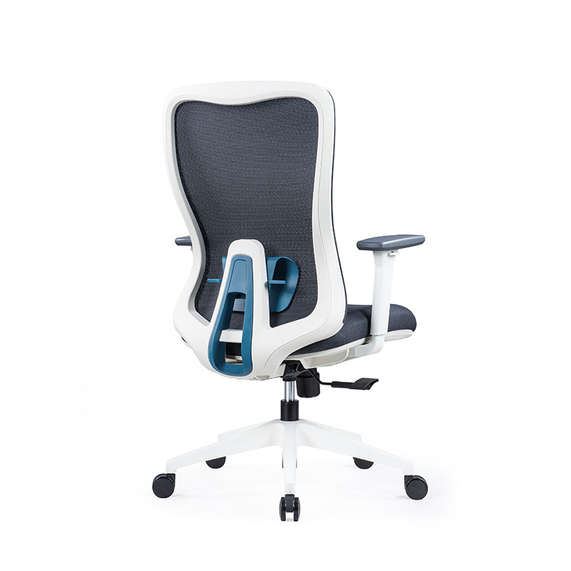 Sedia direzionale ergonomica girevole con schienale alto in mesh