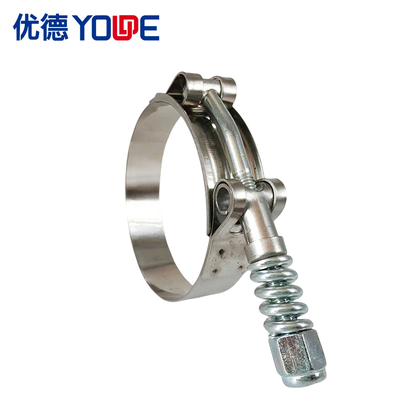 Edelstahl 304 Robuste T-Schraube mit Feder-Schlauchschelle
