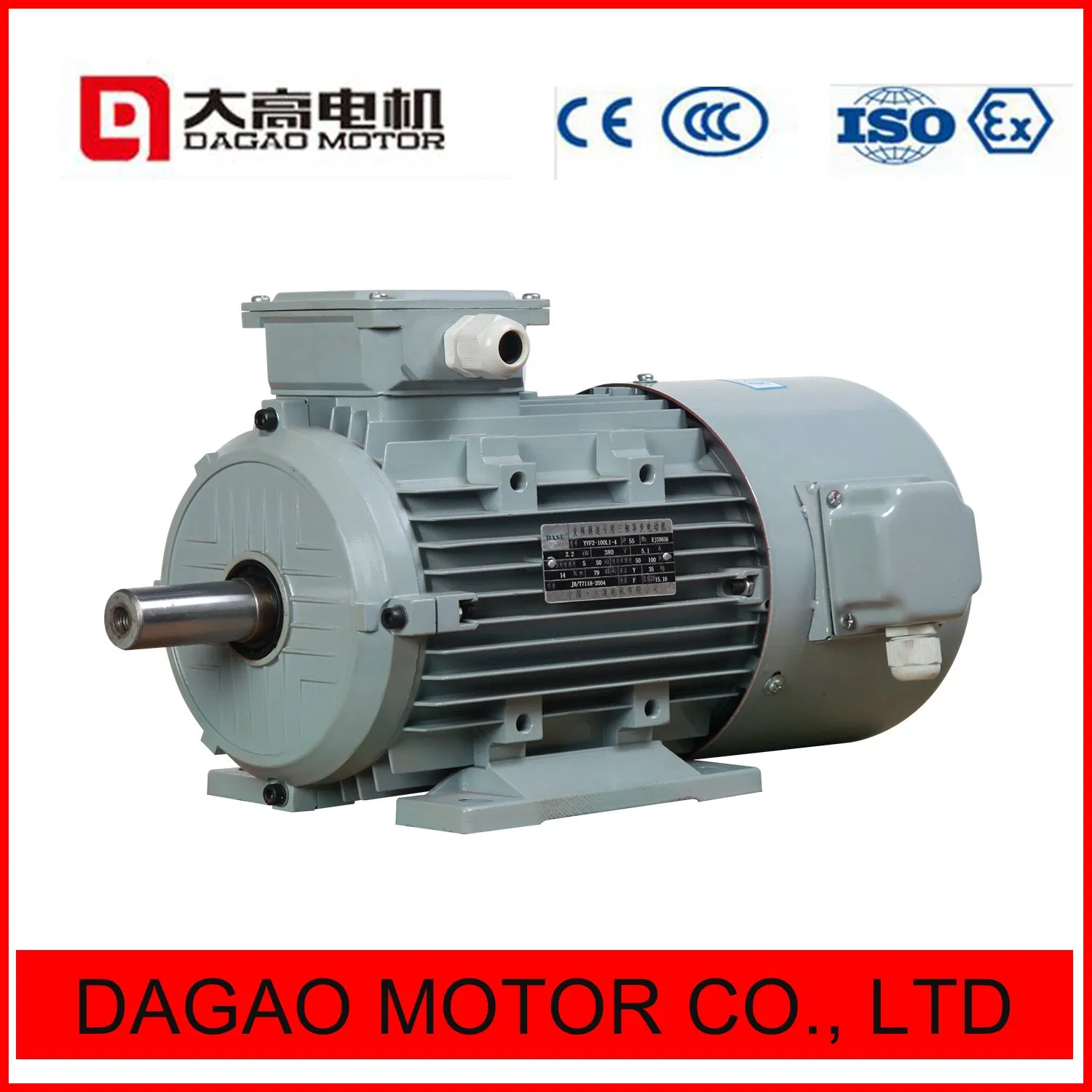 Yvf2 18.5kW Three-Phase Asynchronous Squirrel-Cage Cast Iron Induction Electric Motor
