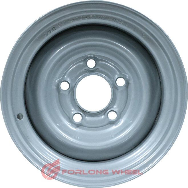 Forlong 7.00X12h2 5-112 No Vent Hole Steel Wheel Rim for European Trailer Use