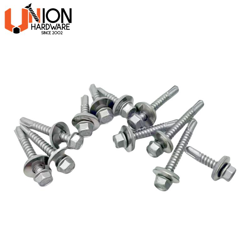 High Grade Bi-Metal Hex Washer Head Self Drilling Screws with Washers