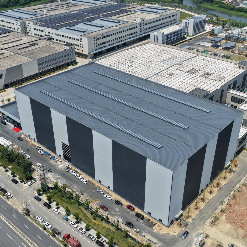 125m x 70m Lagerhalle Baumaterial ausgestattet mit Belüftungssystemen
