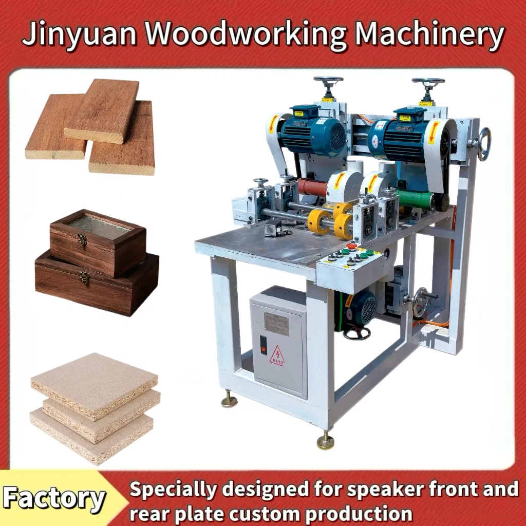 Kleine Holznutmaschine für Vorder- und Rückwände von Lautsprecher- und Geschenkboxen