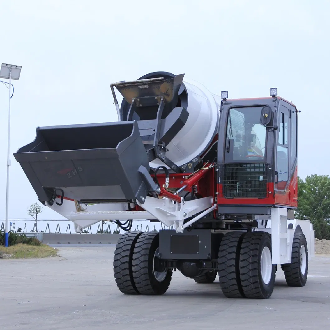 Bétonnière automotrice avancée pour projets de construction efficaces