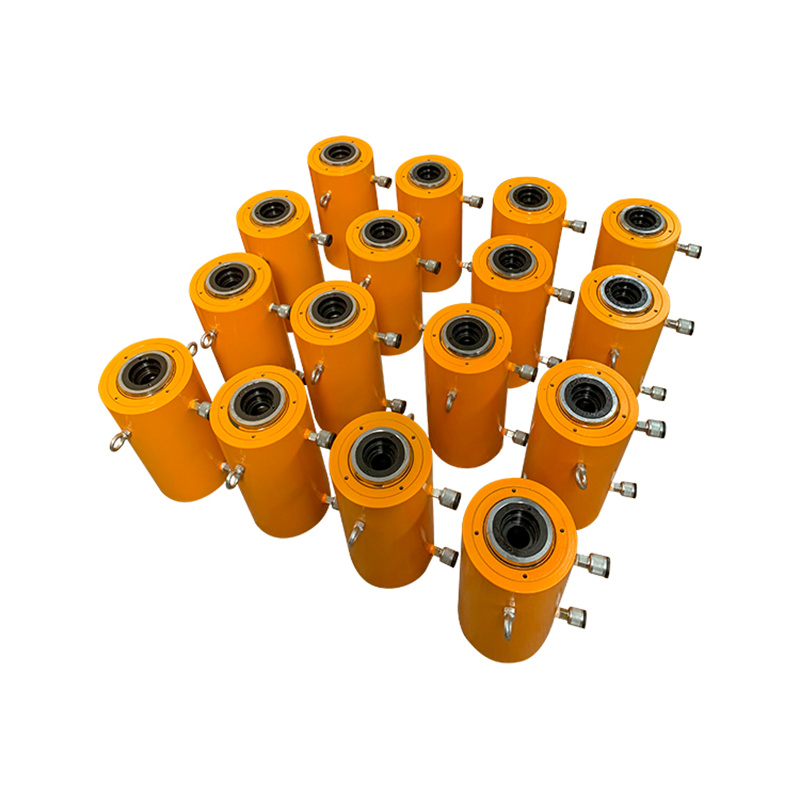 Post Tension 12.7mm PC Strand Stressing 75ton 500 Ton Hollow Hydraulic Jack