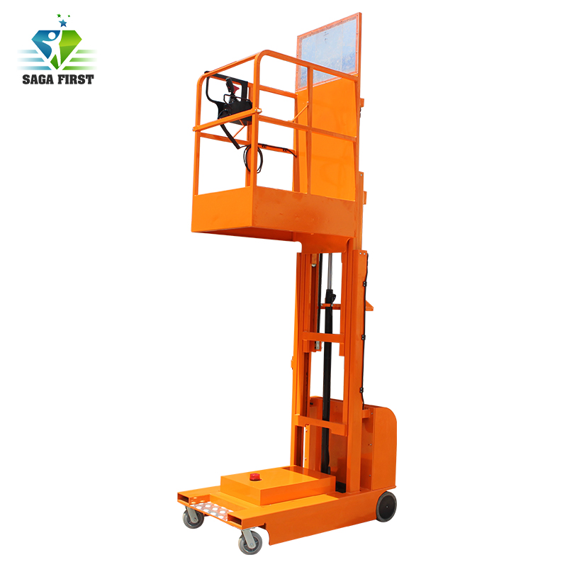 Preparatore di ordini idraulico con carrello elevatore elettrico