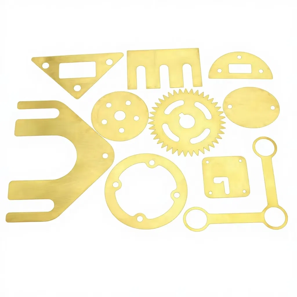 Brass Flat Gasket Washer Non-Standard Special-Shaped Ultra-Thin Enlarged Thickened Custom for Automotive Marine Ship Use