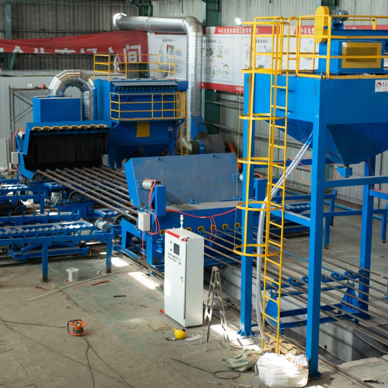 Versatile Steel Pipe Inner Wall Sandblasting Cleaning Machine Customizable Options