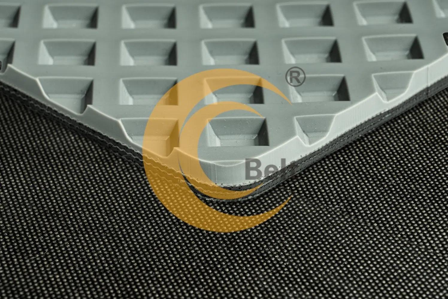 Nastro abrasivo per pannelli in legno per impieghi gravosi: nastro trasportatore in gomma PVC resistente all'abrasione con superficie morbida ad alta aderenza