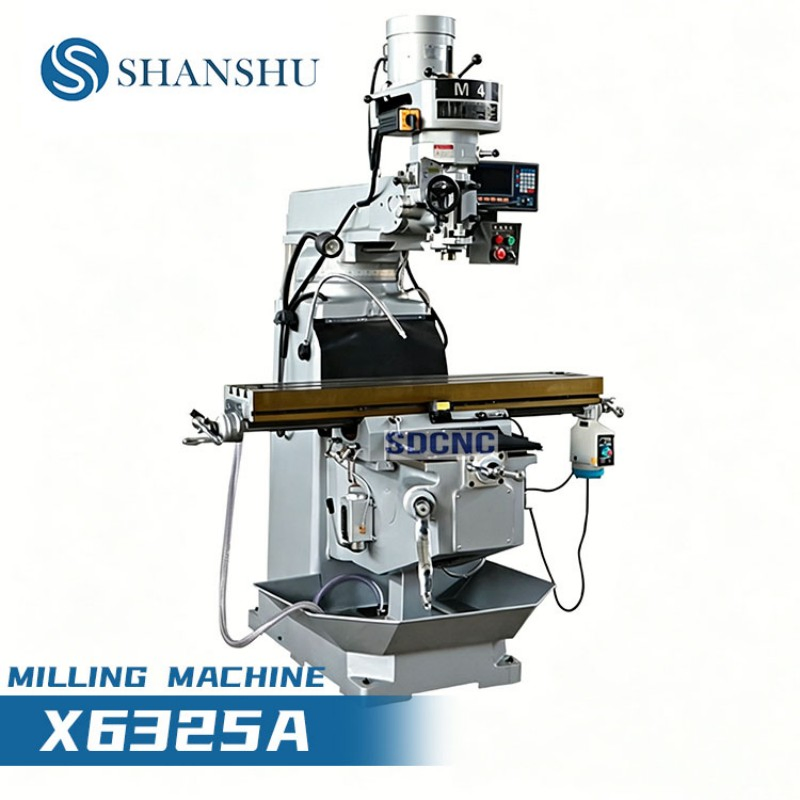 X6325A Revolverkopf-Fräsmaschine Hochpräzise Vertikalfräsmaschine