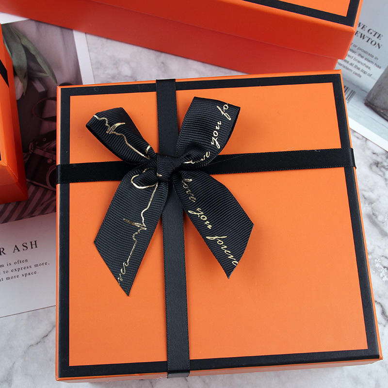 Custom Silk Scarf Packaging Black Kraft Envelope Box
