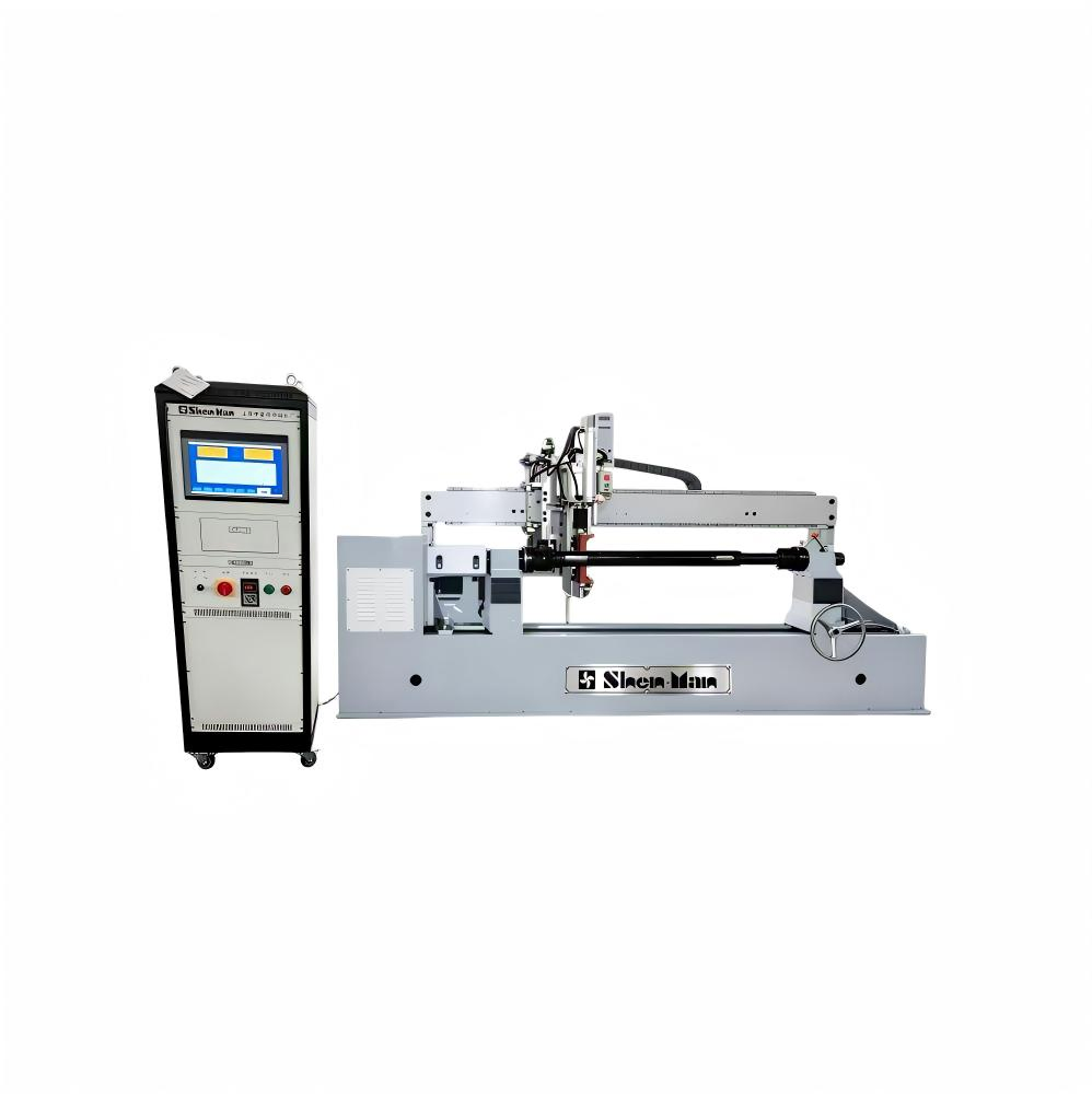 Macchina per l'equilibratura di alberi di trasmissione elettrici per turbine di turbocompressori, compressori, giranti, rotori