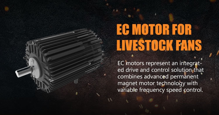 IP65 Corrosion Resistant EC Farm Motor