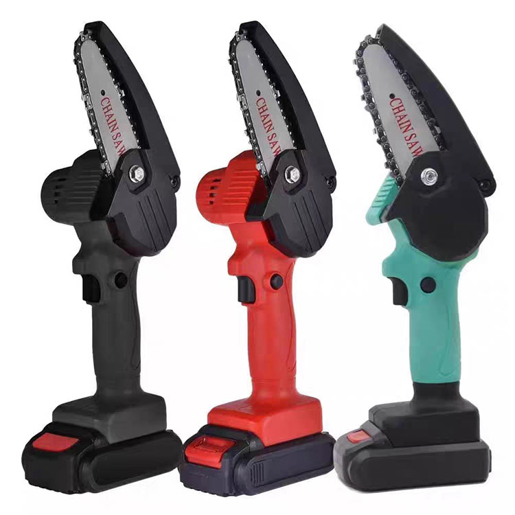 Cordless Electric Handheld Small Mini Chainsaw for Wood Cutting Tree Trimming
