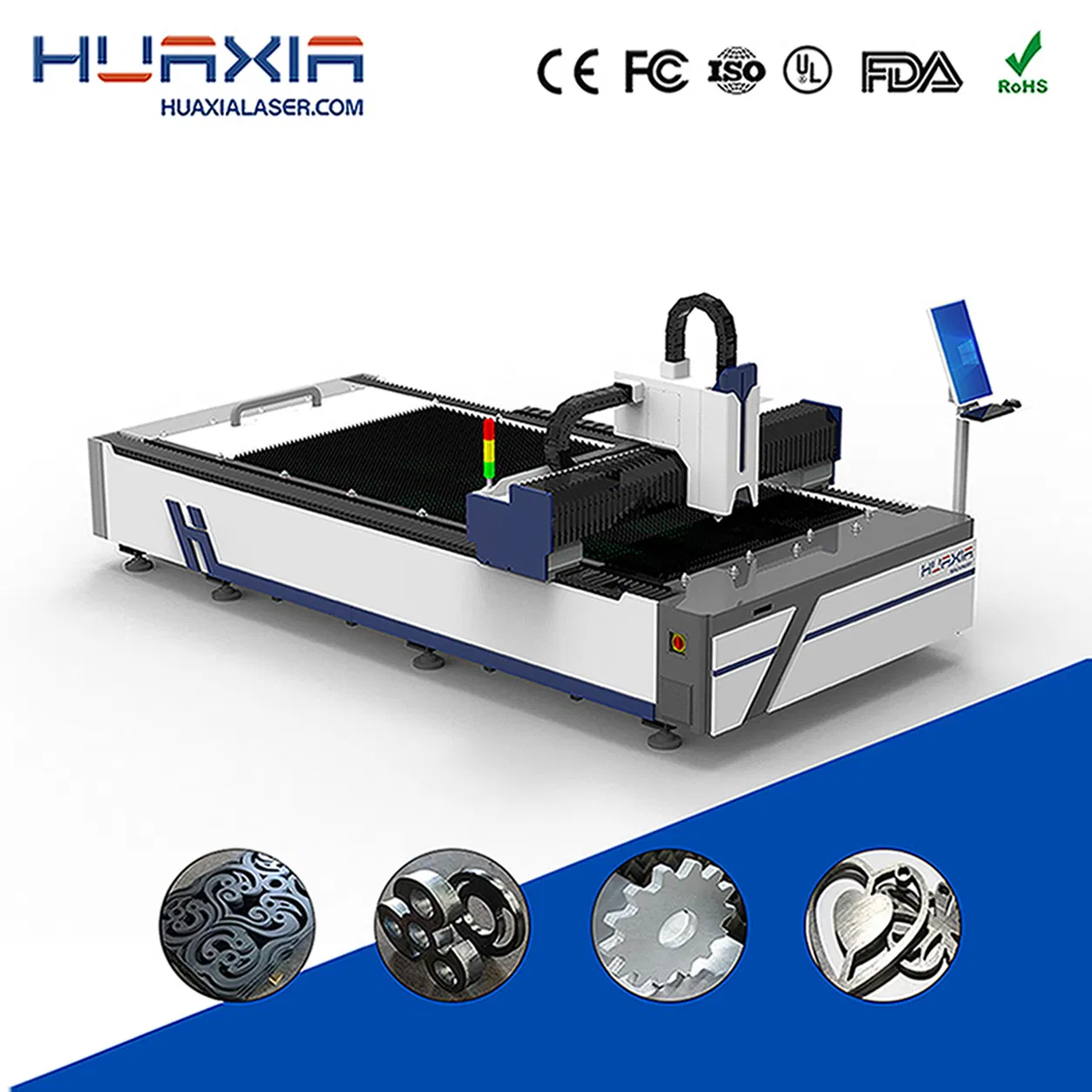 CE High Speed 1500W 2000W 3000W Metal Plate Fiber Laser Cutting Machine for Carbon Steel Stainless Steel Aluminum