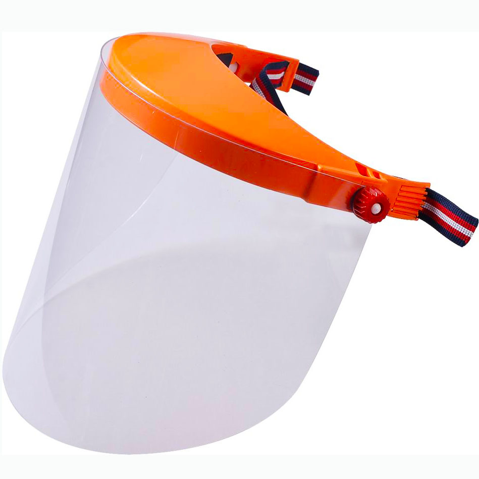 Economic Adjustable Anti Fog Transparent Plastic Safety Face Shield Surface Protection
