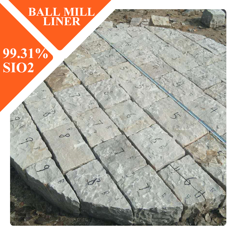 Gaoteng High Quality Silex Blocks for Ceramic Ball Mill Liner (GT-LSI)