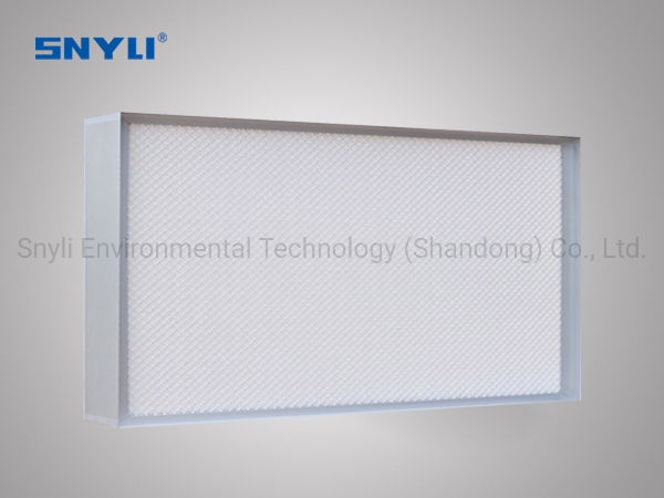 Standard Compact Mini Pleat Wind Air Filter with Mini-Pleated Ultra Thin Filter Screen for Clean Room H14 H13
