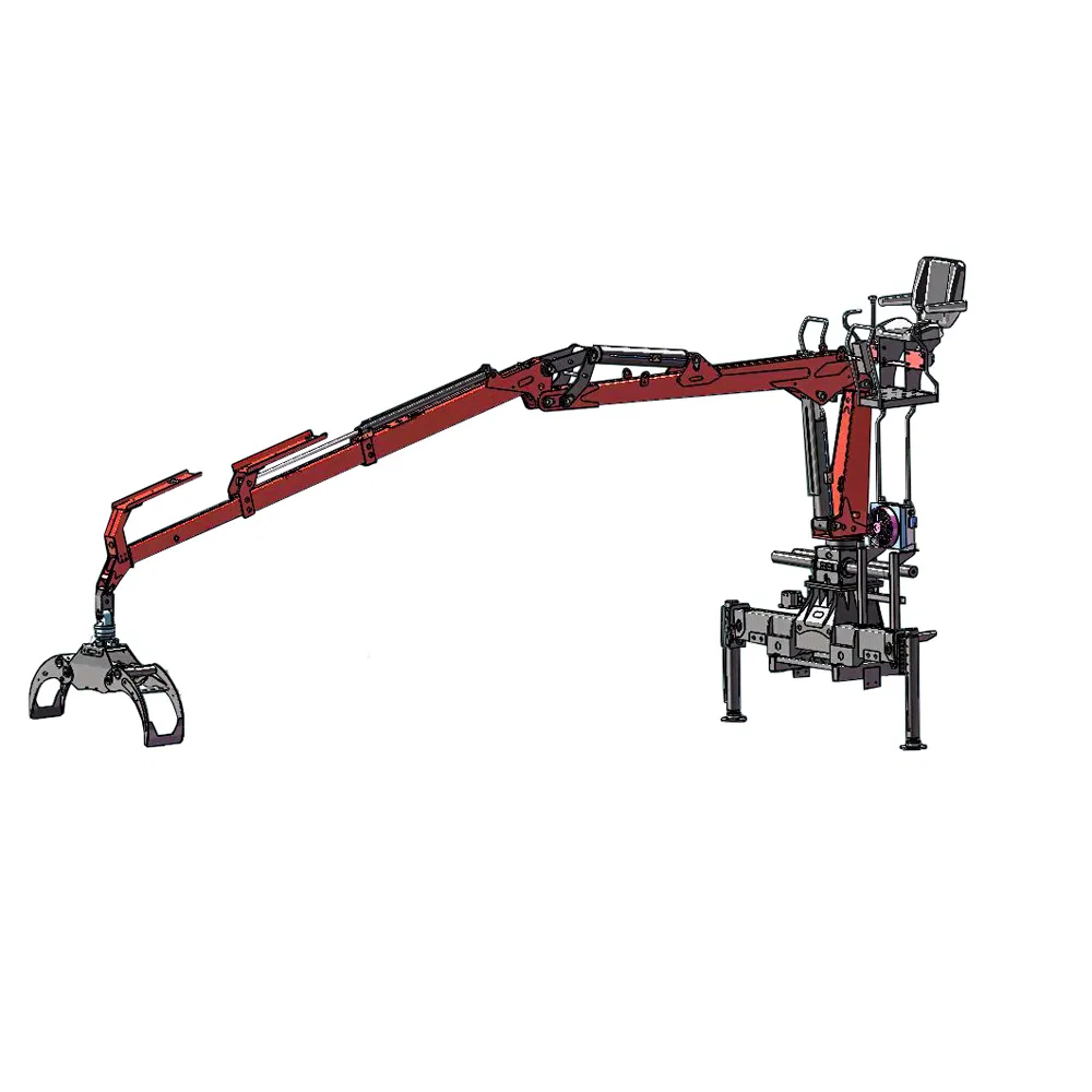 Wood Rotating Log Excavator Hydraulic Grapple Forest Wood Log Grab