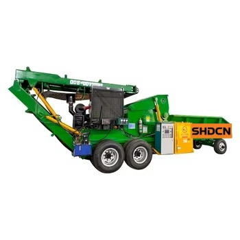 Reliable Quality Excellent Performance Wheeled Mobile Wood Chipper