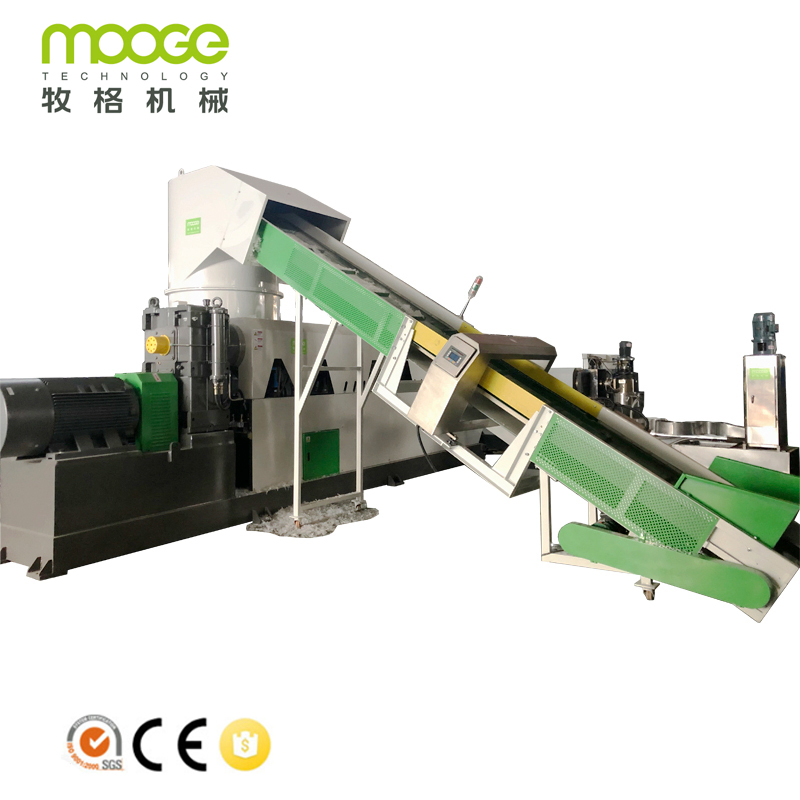 HDPE PP LDPE PE BOPP ABS PC Kunststoffflocke Folie Jumbo-Websack Granulator Granulierlinie Pelletierer Recyclinganlage Pelletieranlage Extruder Extrusionsmaschine
