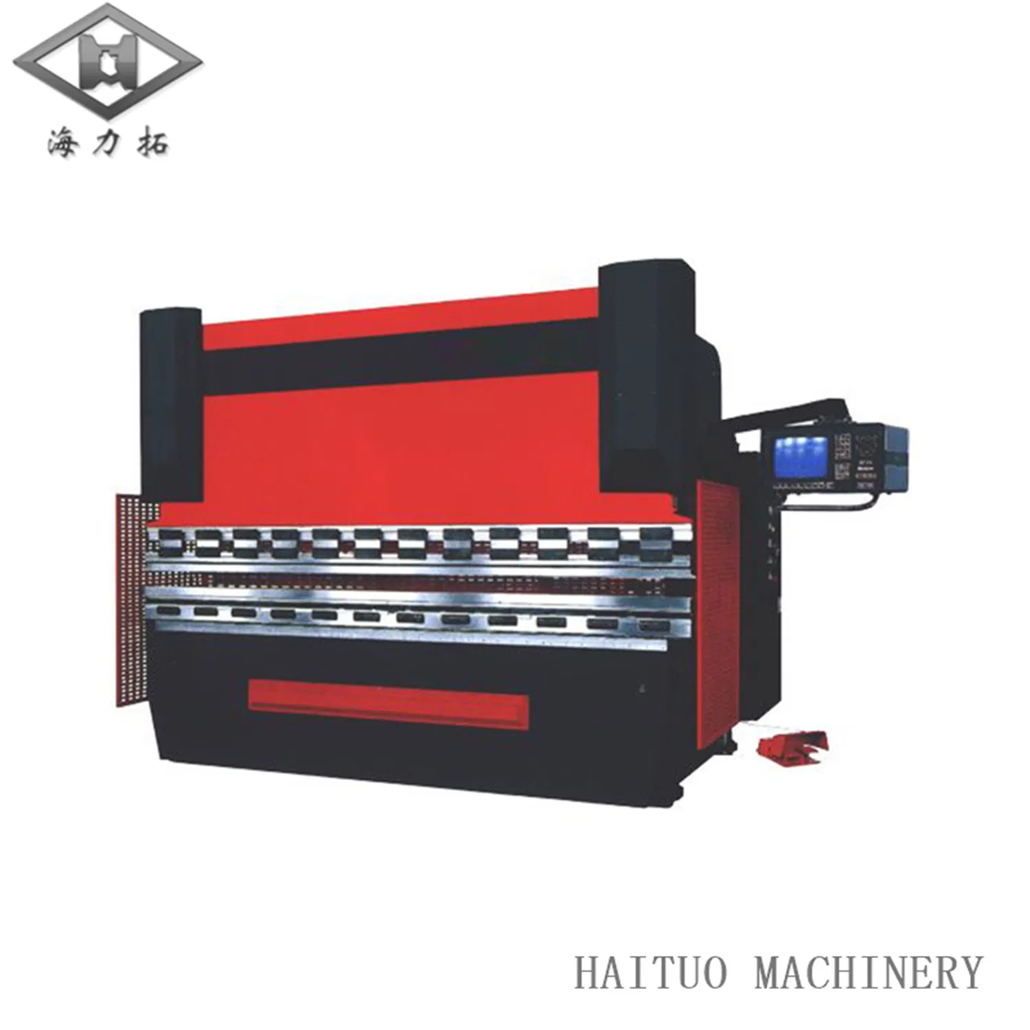 Machine de pliage CNC en acier inoxydable de haute précision de 100 tonnes