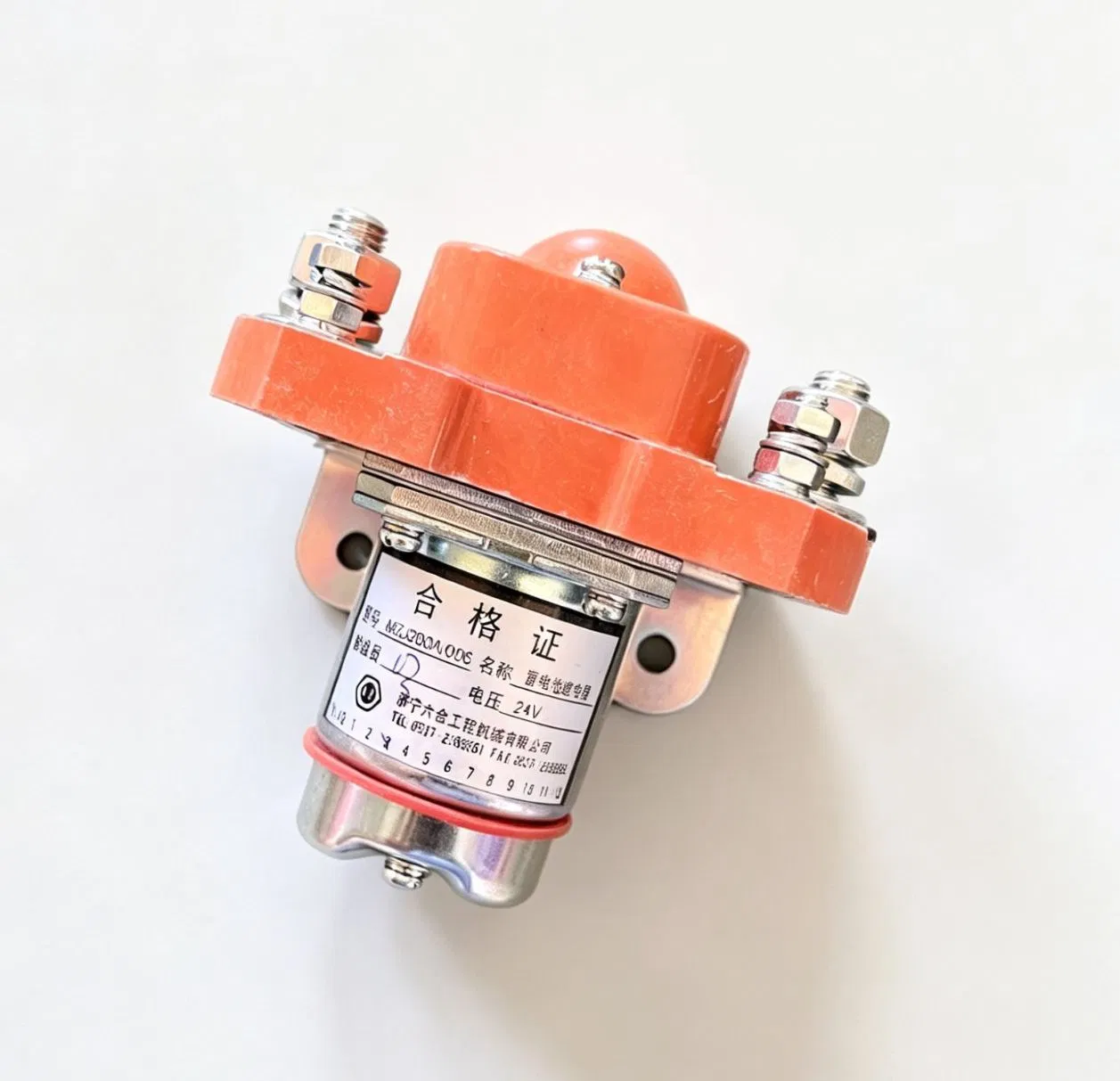 Mzj200A/006 Heavy Duty 24V DC Contactor Battery Relay for Construction Machinery Equipment