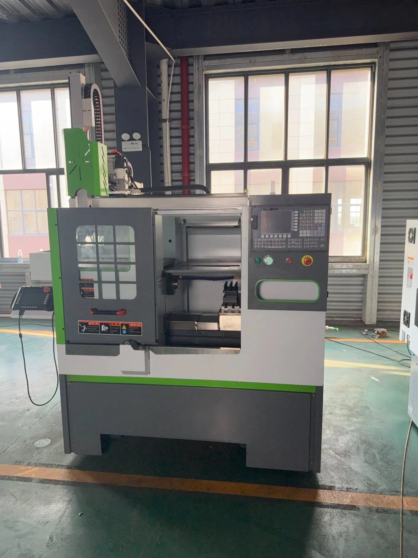 Overall Inclined Bed Linear Rail Truss Integrated Low Noise CNC Lathe Milling Machine Tool Machinery